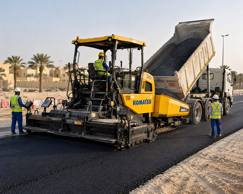 Asphalt Paver for hire in Dubai
