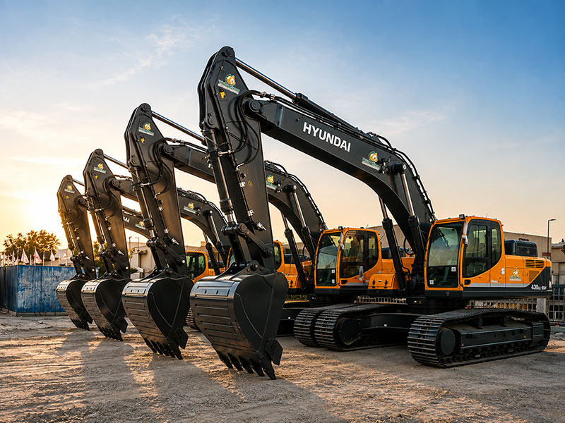 Chain Excavator for hire in Dubai