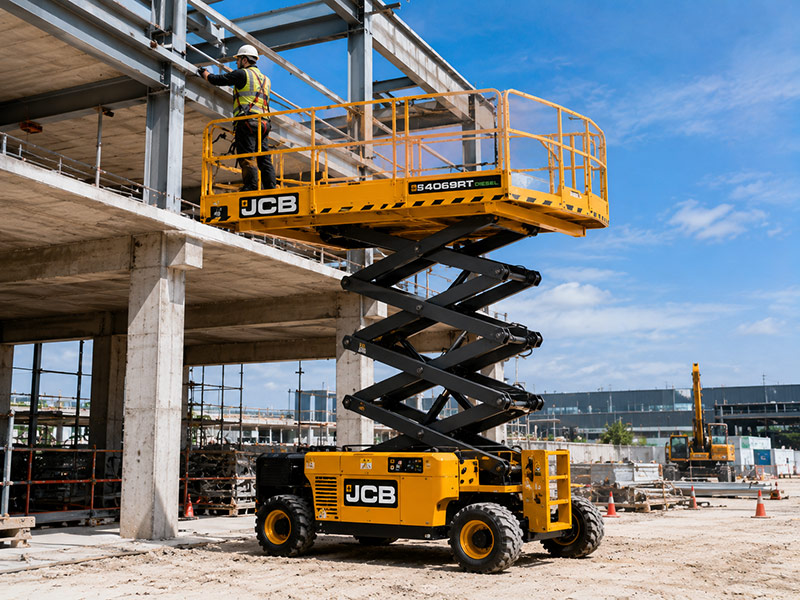 Diesel Scissor Lift for hire in Dubai
