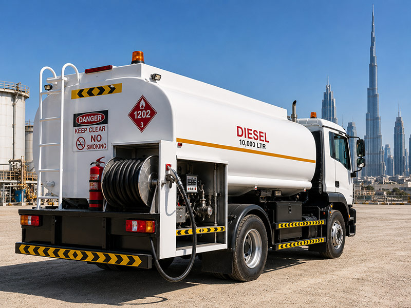 Fuel Bowser for hire in Dubai