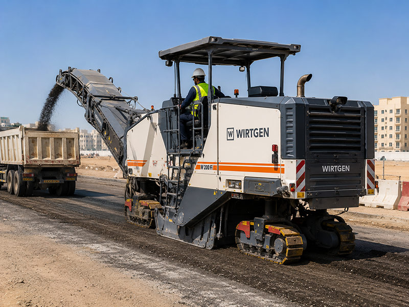 Road Milling Machine for hire in Dubai