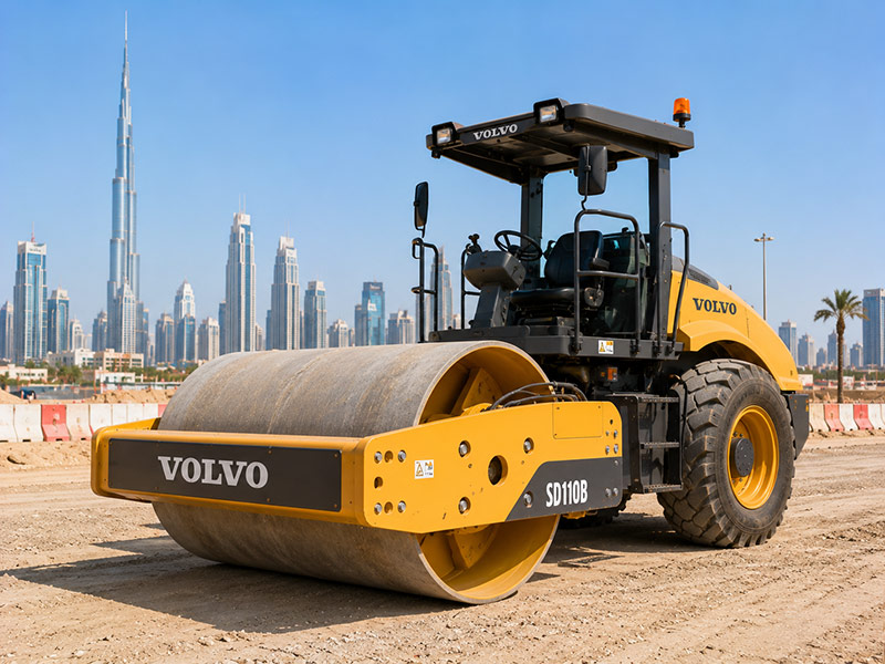 Single Drum Roller for hire in Dubai