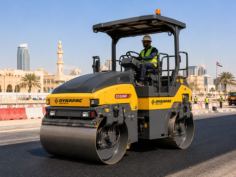 Tandem Roller for hire in Dubai