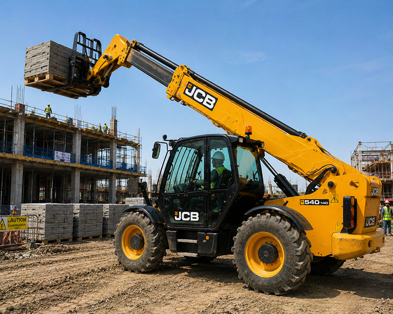 Telehandler for hire in Dubai
