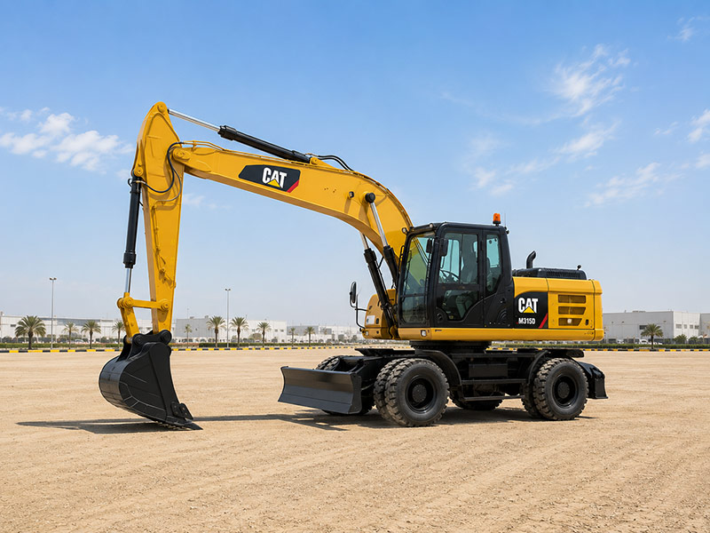 Wheel Excavator for hire in Dubai